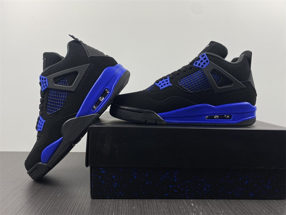 JORDAN - AJ4 “Black Game Royal For Kids